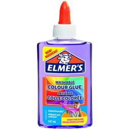 Elmers Washable Colour Glue Purple 147ml