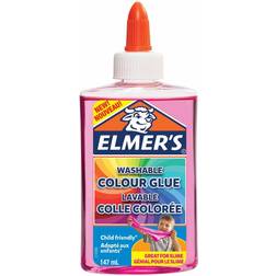 Elmers Washable Colour Glue Pink 147ml