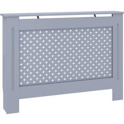 vidaXL Cache-radiateur Anthracite 112x19x81.5 cm MDF