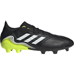 adidas Copa Sense.2 Firm Ground Cleats - Core Black/Cloud White/Solar Yellow