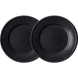 Potteryjo Daria Ink Black Dinner Plate 28cm 2pcs