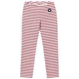 Wood Wood Ira Kids Leggings - Offwhite /Red (10045000-2323)