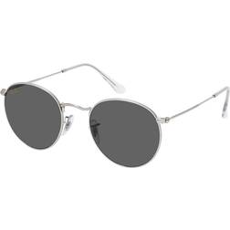 Ray-Ban Round Metal 9198b1-50 Uomo Rotonda Argento