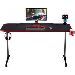 Ultradesk Frag Gaming Desk - Red, 1400x660x760mm