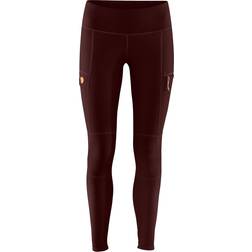 Fjällräven Abisko Trail Tights Women - Dark Garnet