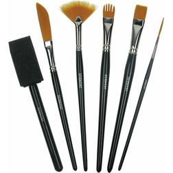 Derwent Technique Brushes Set 6pcs