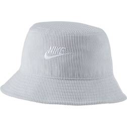 Nike Sportswear Futura Courduroy Bucket Hat Unisex - Pure Platinum/White