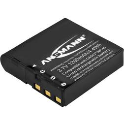 Ansmann A-Cas NP 40 Batterie Li-Ion 1200 mAh pour Casio YC-430 EXILIM ZOOM EX-Z30, Z300, Z400, Z450 High Speed EXILIM EX-FC100, FC150