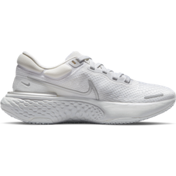 Nike ZoomX Invincible Run Flyknit White Metallic Silver Women's