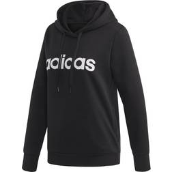 Adidas Essentials Linear Over Head Hoodie - Black/White Female