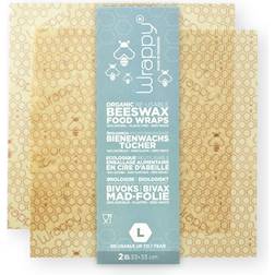 Wrappy Recyclable Beeswax Food Wrapping L Köksutrustning 2st
