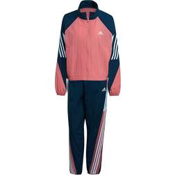 adidas Sportswear Game-Time Woven Track Suit Women - Hazy Rose/Crew Navy/White