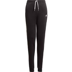 Adidas Girl's Essentials 3-Stripes Joggers - Black/White (GN4054)