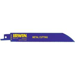 Irwin lot de 5 lames de scie sabre pour bois et metal 810r 10 tpi 150 mm