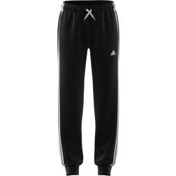 Adidas Boy's Essentials 3-Stripes Fleece Joggers - Black/White (GQ8897)