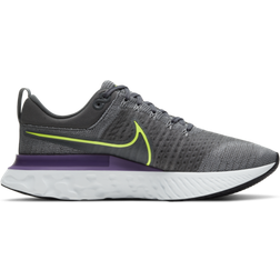 Nike React Infinity Run Flyknit 2 M - Particle Grey/Iron Grey/Wild Berry/Volt