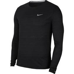 NIKE Dri Long Sleeve Running Top Men - Black