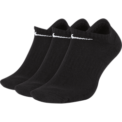 Nike Everyday Cushioned Training No-Show Socks - Black