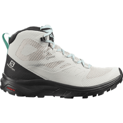 Salomon Outline Mid GTX W - Lunar Rock/Black/Pastel Turquoise