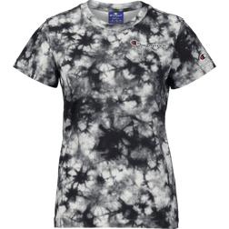 Champion Tie Dye Digital Print T-shirt - Black