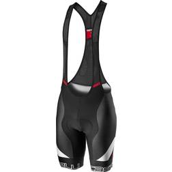 Castelli Competizione Kit Bib Short Men - Black/Silver Grey/Fiery Red