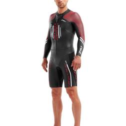 2XU Muta da nuoto da uomo Swimrun PRO 8/4/2/1.5 mm nero rosso