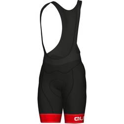 Ale Graphics PRR Sella Bib Shorts Men - Black/Red