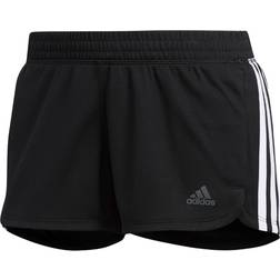 Adidas Pacer 3-Stripes Knit Shorts - Black