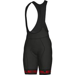 Ale Graphics PRR Strada Bib Shorts Men - Black/Red