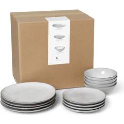 Broste Copenhagen Nordic Sand Dinner Set 12pcs