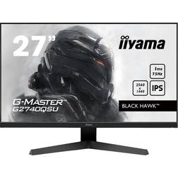 Iiyama G-Master Black Hawk G2740QSU-B1 27" QHD 2K Dalle IPS 75Hz HDMI DisplayPort AMD FreeSync Noir