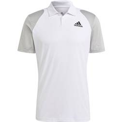 adidas Club Polo Shirt Men - White/Grey Two/Black
