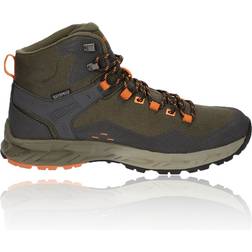 Hi-Tec Verve Mid M - Khaki/Dk Gray/Orange