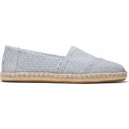 Toms Slubby Woven Rope Alprg Slip-On Shoes - Drizzle Grey