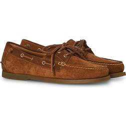 Polo Ralph Lauren Merton Suede Boat Shoe Male - Marrón