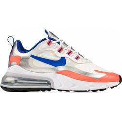 NIKE Air Max 270 React W - White/Flash Crimson/Metallic Silver/Racer Blue