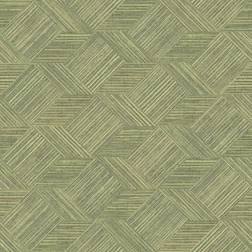Gallery Behang Evergreen Wicker Natural groen