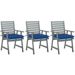 vidaXL 3064452 3-pack Garden Dining Chair