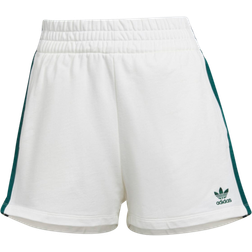 adidas Women's Tennis Luxe 3-Stripes Shorts - Off White