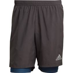 Adidas Own the Run Two-in-One Shorts Men - Dgh Solid Grey