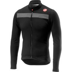 Castelli Puro 3 Jersey FZ Men - Light Black/Silver Reflex