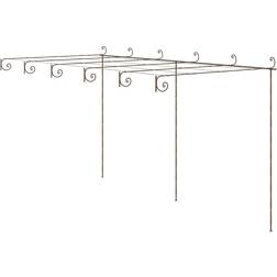 vidaXL Rosenbue jern antikbrun 600x250cm