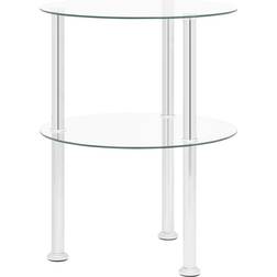 vidaXL 2-Tier Small Table 15"