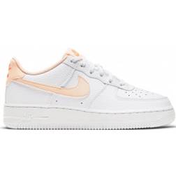 Nike Air Force 1 GS - White/Hyper Crimson/Crimson Tint