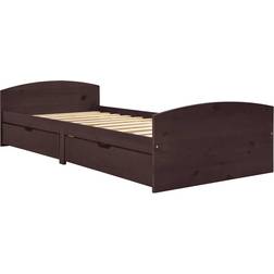 vidaXL Bed Frame with 2 Drawers 47.5cm Sängram 90x200cm