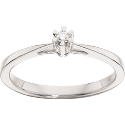 Scrouples Princess Ring - White Gold/Diamond