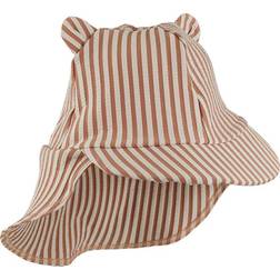 Liewood Senia Sun Hat Seersucker - Y/D Stripe Tuscany Rose/Sandy