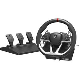 Hori Force Feedback DLX Racing Rat og Pedaler Sæt - Sort