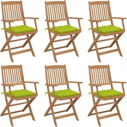 vidaXL 3065487 6-pack Silla de jardín para comedor