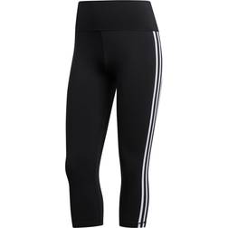 adidas Believe This 2.0 3-Stripes 3/4 Leggings Women - Black/White